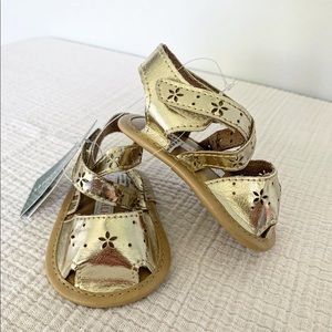 NWT Laura Ashley baby girl sandals, 0-3 months